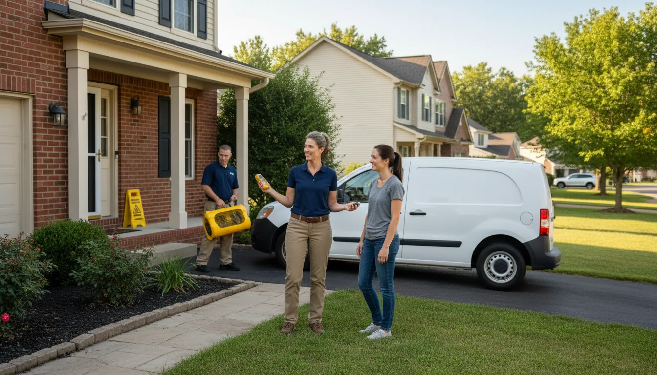Residential water damage restoration in Dolgeville, NY